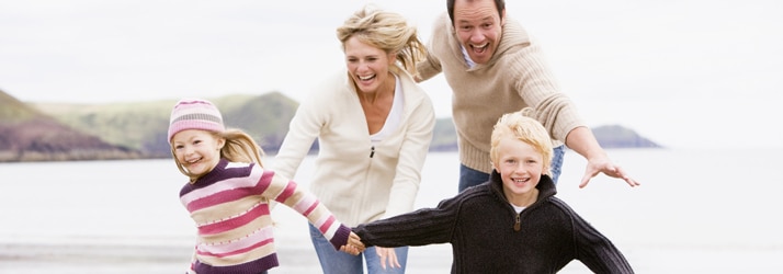 Family cared for by chiropractors at Tyjeski Family Chiropractic